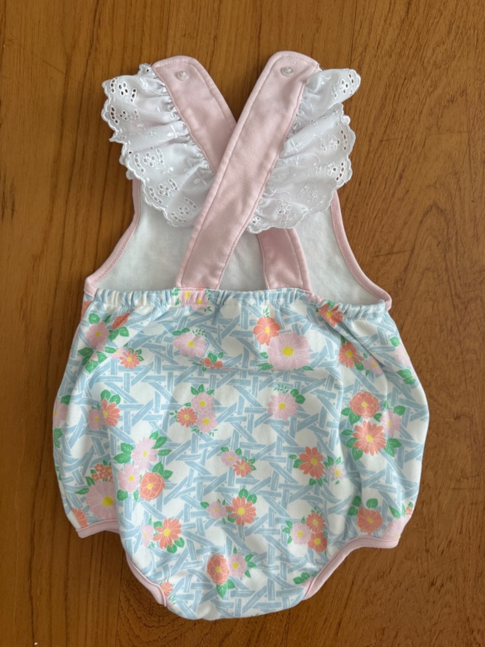 The Beaufort Bonnet Company Pink and White Floral Bubble